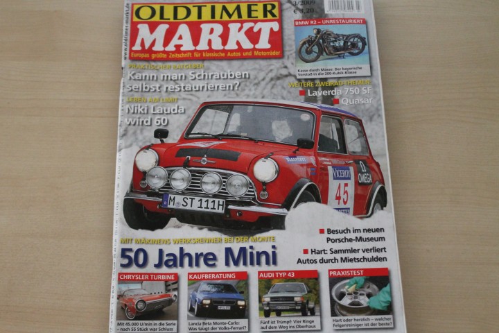 Deckblatt Oldtimer Markt (03/2009)